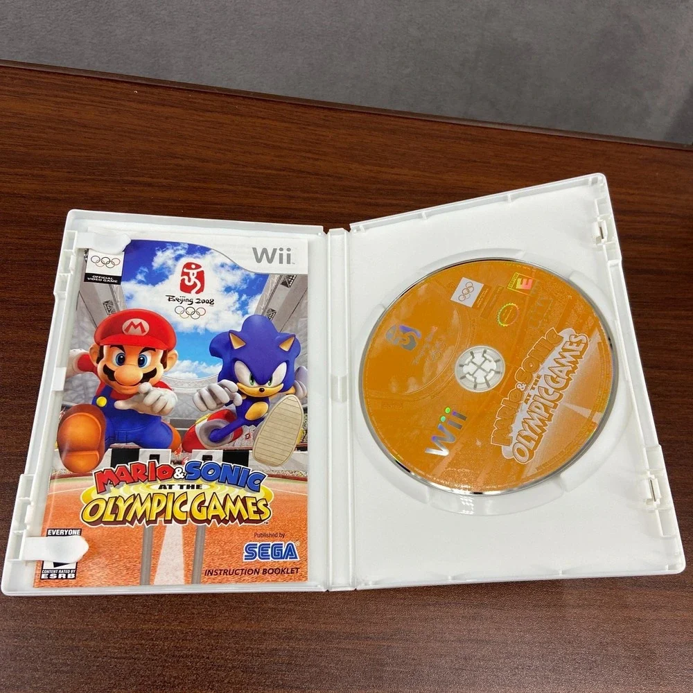 Mario & Sonic at the Olympic Games 2007 Nintendo Wii SEGA Sports Video Game CIB